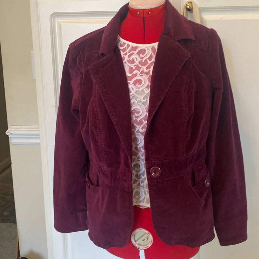 Corduroy blazer